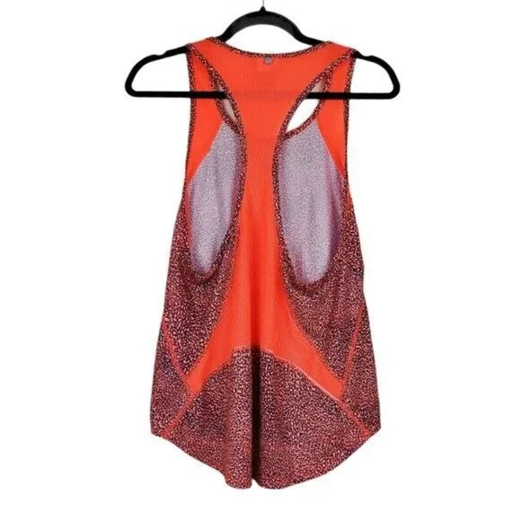 Nike Women Dri Fit Tank Top Medium Orange - Picture 5 of 8